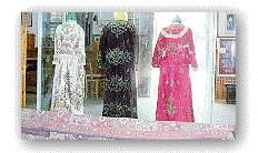 Traditional 19th century Ottoman lady's dresses