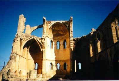 Inside the Cathedrall's ruins