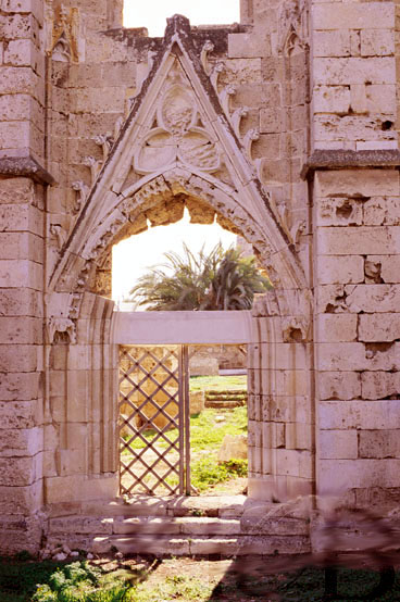 Gate of the ruined St George of the Latins church