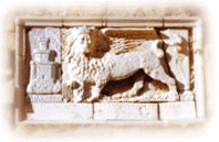 Above the gateway is a marble slab on which sculptured the badge of Venice, a winged lion, so frequently seen in other parts of Cyprus such as in Kyrenia Castle, Nicosia, and Bellapais Abbey. Inscription on the marble reads `Nicolo Foscarini, the Venetian Captain', together with the Venetian lion of St. Mark.