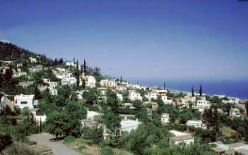 Karmi village, situated up on the mountains, is to the west of Kyrenia