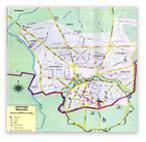 City Map of Nicosia, Cyprus