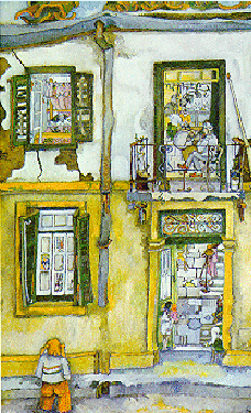 "Sünnet (the circumcision ceremony)", oil painting (140 x 216.5 cm)