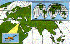 Location of Cyprus
